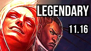 VLADIMIR vs LUCIAN (MID) | 11/0/4, Quadra, 2.0M mastery, 1200+ games | EUW Challenger | v11.16