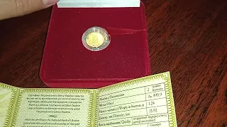 Монети України 2 гривні 2010 Калина червона , золото