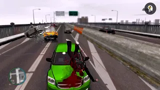 GTA 4 REAL CAR Crashes Compilation PART 14