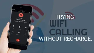 Trying wifi calling without recharge | wifi calling.