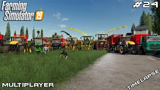 Harvesting 3.500.000 of silage | Bjornholm | Multiplayer Farming Simulator 19 | Episode 24