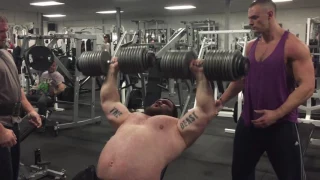 EDDIE HALL ''THE BEAST'' 100kg Dumbbell Press at Strength Asylum