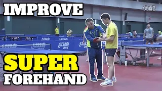 Xu Xin Improve His SUPER Forehand With Liu Guoliang 2