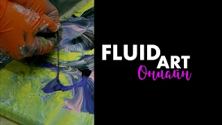 Fluid Art Flowers