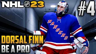 NHL 23 Be a Pro | Dorsal Finn (Goalie) | EP4 | NHL DEBUT