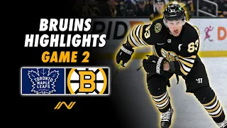 Bruins Playoff Highlights: Best of Boston's Battle With Toronto In Game 2