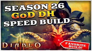 Diablo 3 GoD Demon Hunter SPEED GR Build Season 26! (SO FAST)