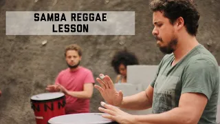 How to play Samba Reggae on surdos and repique