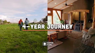 Stunning Straw Bale House Built by Couple Over 4 Years! (Start to Finish)