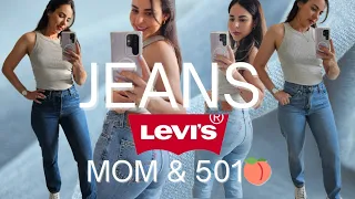 MOM Jeans e a FAMOSA 501 LEVI'S para bundão🍑 e cinturinha-ATEMPORAL E ALTA QUALIDADE