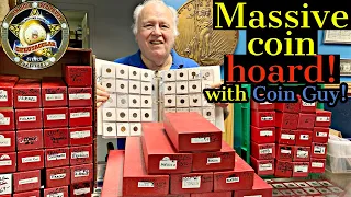 Massive Coin Hoard with Coin Guy! Interview with a coin shop owner.