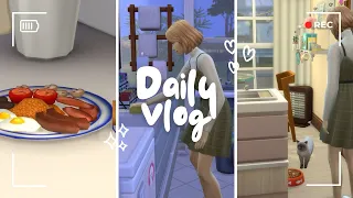 sims4vlog : productive day, cafe business, cozy life - The Sims 4