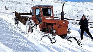 Трактор Т 40 Застрял в Снегу | Зимой едем в лес за дровами