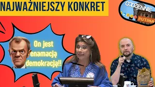 Po co 100 konkretów? Sam Tusk nie wystarczy? | Codziennie Burza