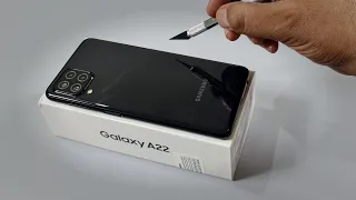 Samsung A22 Unboxing & Camera Test | Retail Unit