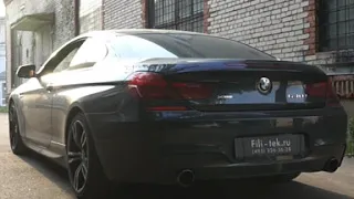 Спортивный выхлоп на BMW 640i