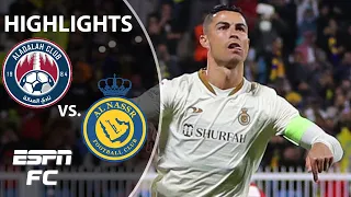 RONALDO AT THE DOUBLE 🔥 Al Nassr hits FIVE vs. Al-Adalah! | Saudi Pro League Highlights | ESPN FC