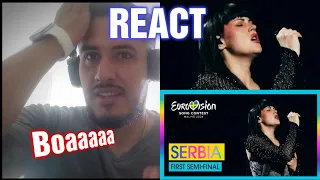 REACT - TEYA DORA - RAMONDA (LIVE) | Serbia 🇷🇸 | First Semi-Final | Eurovision 2024