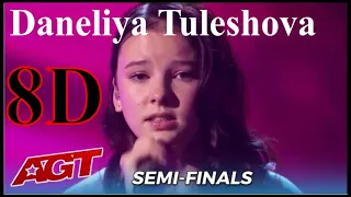 Daneliya Tuleshova - Best Performance in AGT (8D Audio)