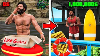 PASO de SOCORRISTA POBRE a MILLONARIO en GTA 5!