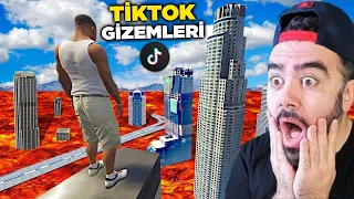 GERÇEK TIKTOK GIZEMLERINI YAPTIM TÜM ŞEHIR LAVA - GTA 5 MODS