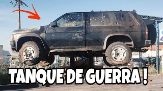 COMPRAMOS UM TANQUE DE GUERRA ABANDONADO / NISSAN PATHFINDER 4x4 1992 V6 .