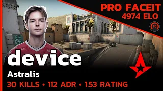 device Astralis GOES NUCLEAR on FACEIT☢️ w/Staehr (DUST2) FACEIT LVL 10 / CSGO POV / Sep 16, 2023