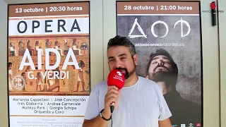 Aída, en el Palacio de Formación y Congresos de Fuerteventura