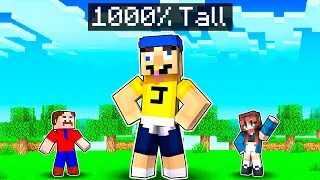 Jeffy Got 100% TALL In Minecraft!