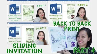 BACK TO BACK PRINT FOR SLIDING WEDDING INVITATION | Cassy Soriano