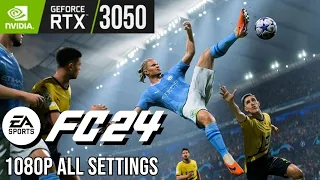 EA Sports FC 24 | RTX 3050 4GB (1080p LOW-MEDIUM-HIGH) | MSI GF63 Thin Laptop