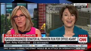 Amy Klobuchar not enthusiastic about idea of Franken running for office again