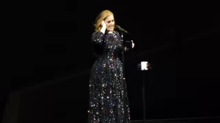 Adele live in Köln Cologne 15.05. 2016 - 8-year old girl on stage with Adele