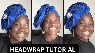 Headwrap Tutorial / Raw Silk Headwrap