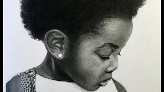 Priceless  Jewel _ Little African Princess Realistic Drawing