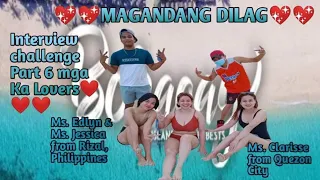 BORACAY PART6/MAGANDANG DiLAg//EnTerviEw ChallEnge