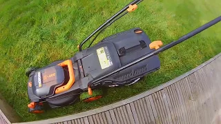 Worx WG779E 2, 40 Volt Battery Mower quick overview