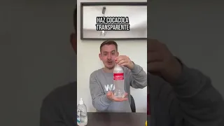 #shorts LIFEHACK PARA PONER LA COCA COLA TRANSPARENTE, SERA VERDAD? PONGAMOSLO A PRUEBA