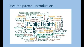 Health Systems - Introduction