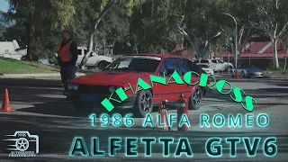 86 Alfa Romeo Alfetta GTV6 - Khanacross - Midvale Super Dome - 22 Jul 23