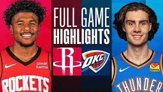 Game Recap: Rockets 132, Thunder 126