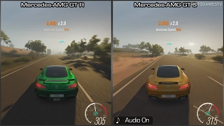 Forza Horizon 3 - Mercedes-AMG GT R vs GT S - Speed Comparison