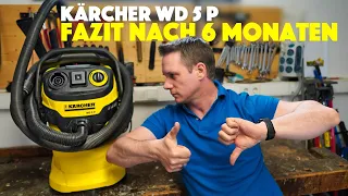 Kärcher Sauger WD 5 P Test und Fazit nach 6 Monaten Nutzung für Hobby/ Werkstatt - deutsch