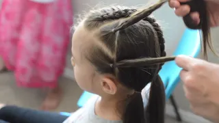 4th of July/ Memorial Day Star Hairstyle