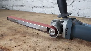 Electric file from an angle grinder