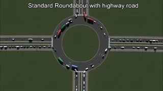 Traffic flow measured on 30 different 4-way junctions