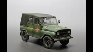 FullBuild Trumpeter 1/35 UAZ-469 All-Terrain Vehicle