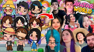 Haciendo YOUTUBERS en Avatar World - RoxiCake, Alejo, Meli, Ricky Limon, Chinguamiga,Ibai |Sol Games