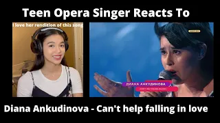 Teen Opera Singer Reacts To Diana Ankudinova - Can't help falling in love