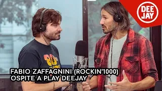 Fabio Zaffagnini e il Rockin'1000 a Linate: l'intervista a Play Deejay